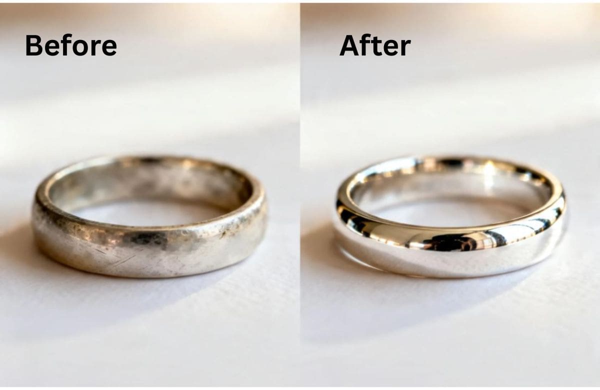 a tarnished ring and a shining ring
